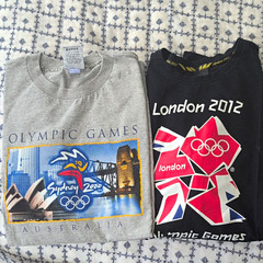 Lot Of 2 Olympic Shirts, London 2012 And Australia 2000