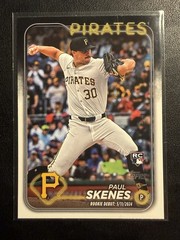 COLLECTORS LOT -Paul Skenes 2 Cards Topps Rookie Pirates ROY CY Young MVP RC