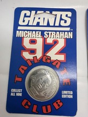 1998 New York Giants Tailgate Club Nickel Silver Coins Strahan Way Armstead Kan…