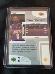 2000-01 Upper Deck Pros & Prospects – Proactive Kobe Bryant #PA1