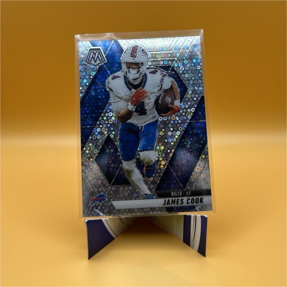 2025 Panini Mosaic Disco Prizm James Cook #201 Buffalo Bills NFL Football Card