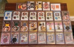 NFL Patch/Jersey/Memorabilia Cards. You Pick The Card. Random Years & Players