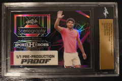 2024 Leaf Metal Sports Heroes Carlos Alcaraz Pre-Production Proof #&rsquo;d 1/1