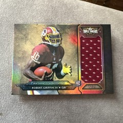 2012 Topps Triple Threads – Rookie Relic Robert Griffin III Sepia /75 (MEM, RC)