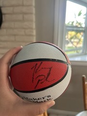 Kelsey Plum Autographed Signed Mini Basketball