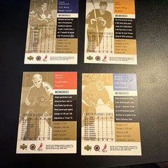Lot of 16 2000-01 Upper Deck Hockey Immortals Cards