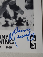 Danny Manning Auto Autograph 5×7 B/W Photo Hand Signed No COA Clippers