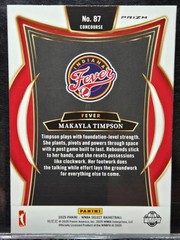Makayla Timpson RC 2025 Panini Select WNBA Pink Cracked Ice Concourse #87 Fever