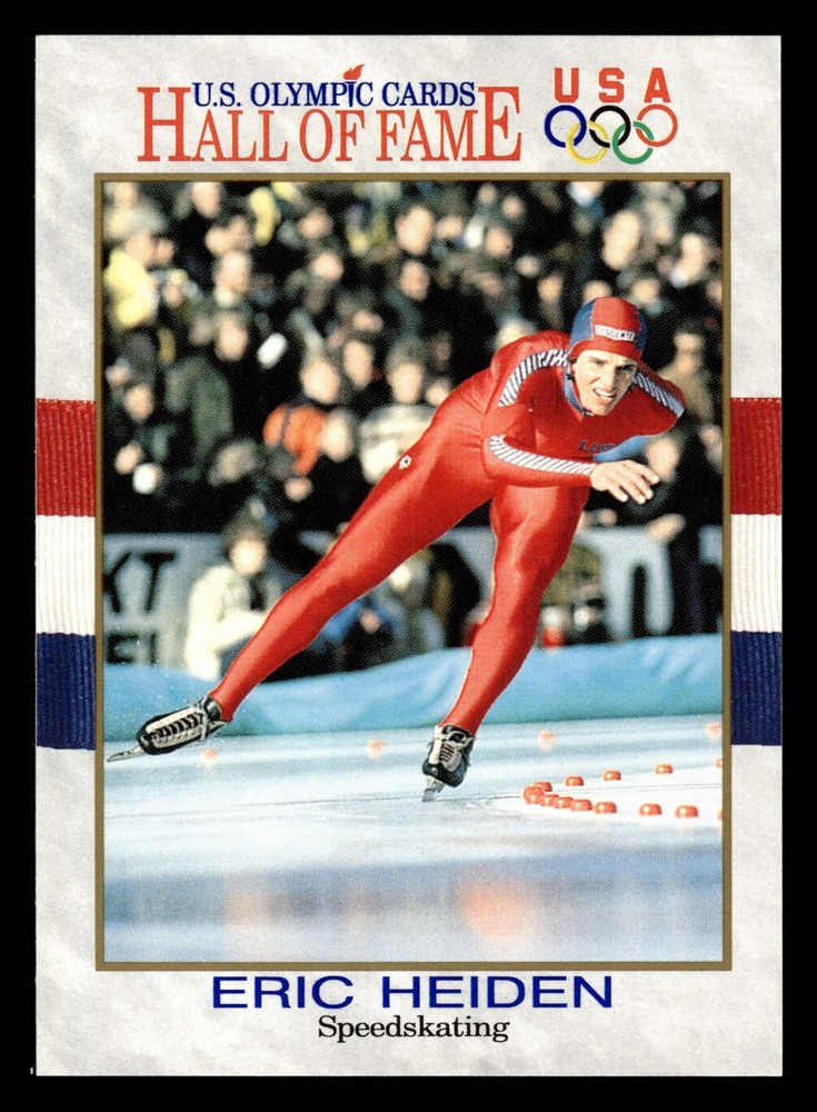 USA Speed Skater Eric Heiden 1991 Impel U.S. Olympic Hall of Fame #36