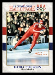 USA Speed Skater Eric Heiden 1991 Impel U.S. Olympic Hall of Fame #36