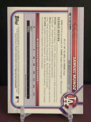 2022 Bowman Chrome – Prospects Samuel Munoz #BCP-161 1st Bowman RC