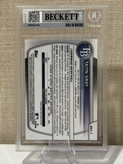 Taitn Gray 2025 Bowman Chrome Draft #BDC-7 Gold Refractor 1st RC #d /50 – Rays