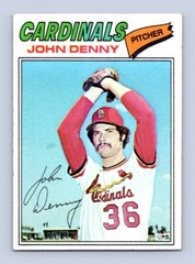 1977 Topps #541 John Denny St. Louis Cardinals Ex+