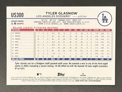 2024 Topps Update #US300 Tyler Glasnow Rainbow Foil w/ Bonus #89US-1 (k1)