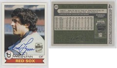 2002 Topps Archives Fred Lynn #TAA-FL Auto 13gf