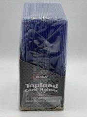 BCW 3X4 Toploaders PREMIUM 20pt Point 1 Pack of 25 for Standard Sized Cards