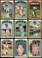 1972 Topps Baseball High Number Complete Set Cards #657 to #787 7 – NM 7319717