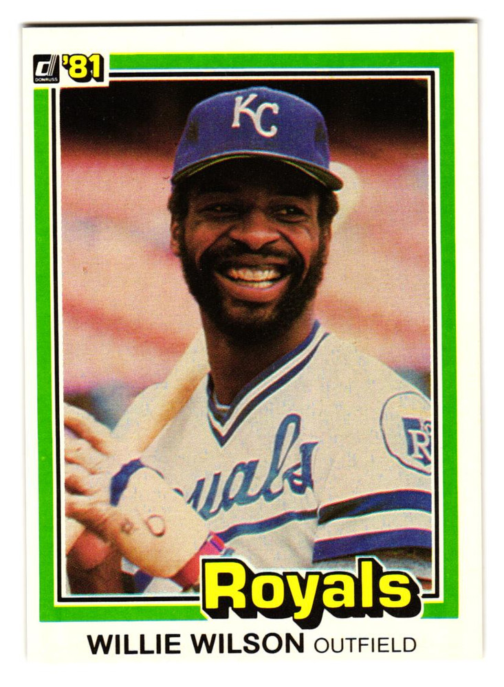 1981 Donruss – Willie Wilson #223 Kansas City Royals