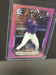2026 Bowman Baseball Wilder Dalis 1st Bowman Pink Mojo Refractor 14/199 SP