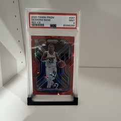 2020-21 Panini Prizm #297 Red Ice Prizm Desmond Bane Rookie PSA 9