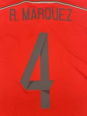 Mexico 2014 Away R. Marquez #4 Authentic adidas Jersey M Men Red Black