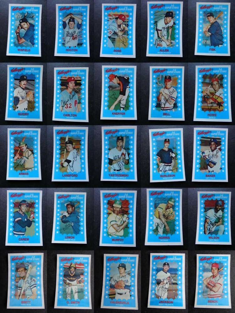 1982 Kellogg&rsquo;s 3-D Baseball Cards Complete Your Set You U Pick From List 1-64
