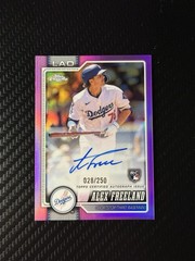 2026 Topps Chrome Baseball ALEX FREELAND RC Auto Pink Refractor /250 #RA-AF