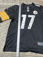 Nike OnField Pittsburgh Steelers Nike Jersey Mike Wallace #17 Black Men Size S