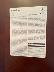 1977 Sportscaster Card – #15-05 Dick Weber – Bowling – MT