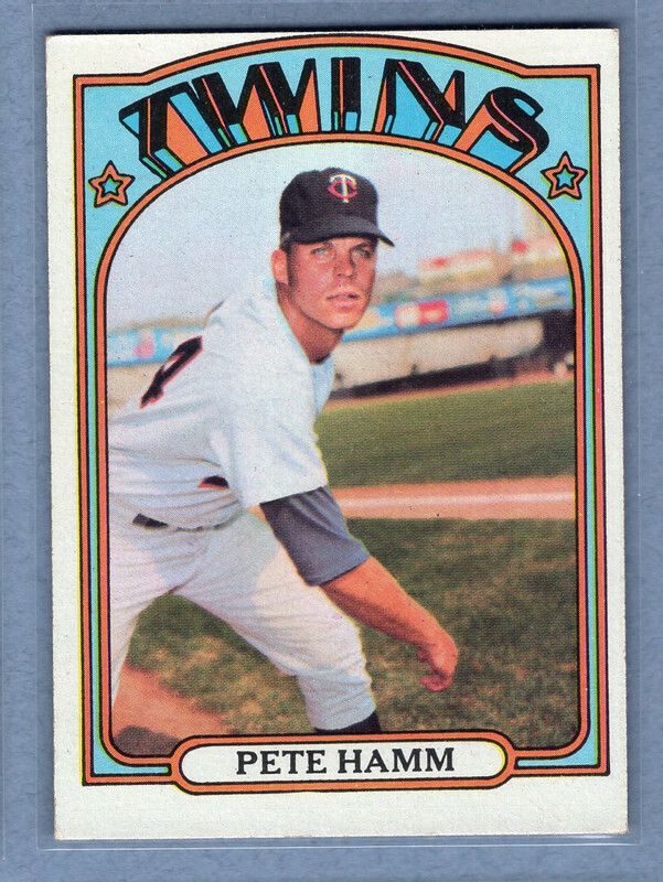 1972 Topps #501 Pete Hamm EX GO500