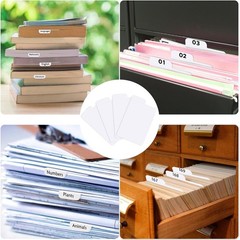 198PCS White Trading Card Dividers for MTG Sports and Game Card Organization
