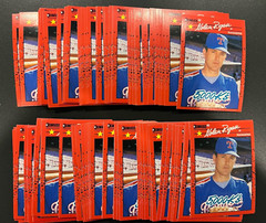 Lot of (98) 1990 DONRUSS #659 NOLAN RYAN HOF 5000K&rsquo;S #665 ERROR BACK