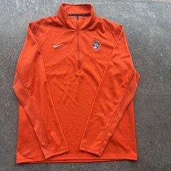 Oklahoma State Team Issued Size L Drifit Nike Quarter Zip Never Worn