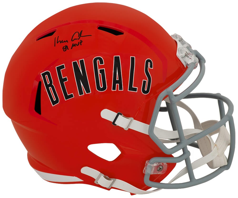 Ken Anderson Signed Bengals T/B Riddell Full Size Replica Helmet w/MVP -(SS COA)
