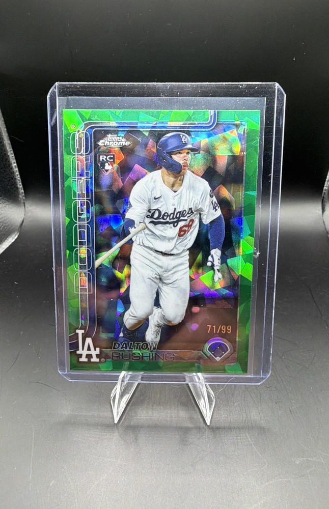 2025 Topps Chrome Update Series Sapphire Edition – Dalton Rushing #USC129 Green