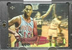 DENNIS RODMAN RARE RAINBOW HOLO REFRACTOR FOIL SPORTS CARD PISTONS MINT