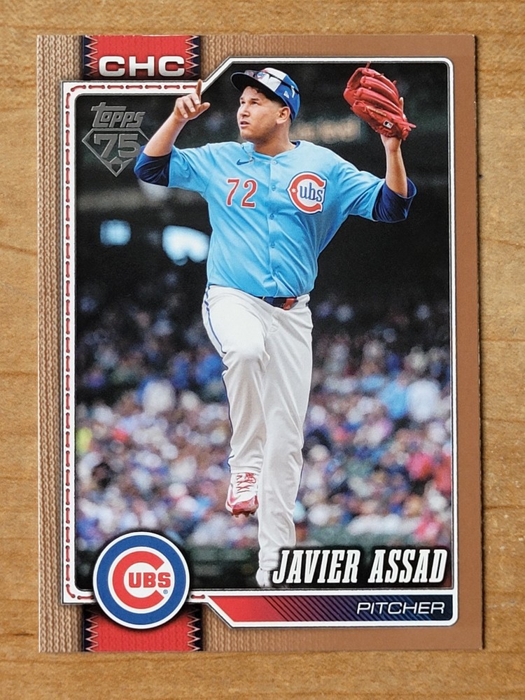 2026 Topps Series 2 JAVIER ASSAD Cubs GOLD BORDER #1461/2026
