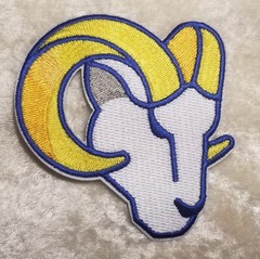 NEW Los Angeles LA Rams 3.5&Prime; Iron On Embroidered Patch ~USA Seller!