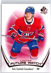 2021-22 SP Authentic #101 Cole Caufield Limited Red