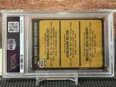 1973 Topps High Number Mike Schmidt Rookie #615 (RC) Stunning New PSA 5 Slab