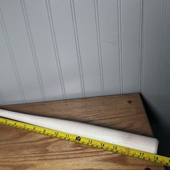 BLANK MINI 18&Prime; NATURAL STAINED WOOD NEW MINIATURE BASEBALL BAT NO LOGOS or TEXT