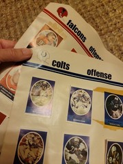 1972 Sunoco NFL Action Album. Book Is Complete With All 624 Stamps NO COVER