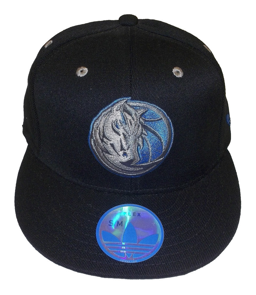 Dallas Mavericks Flat Brim Flex Fitted Adidas Hat – Size S/M