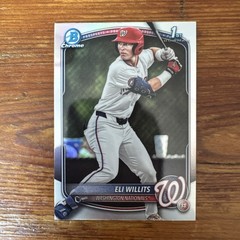 2025 Topps Bowman Draft Eli Willits 1st Bowman Refractor Nationals #BDC-1