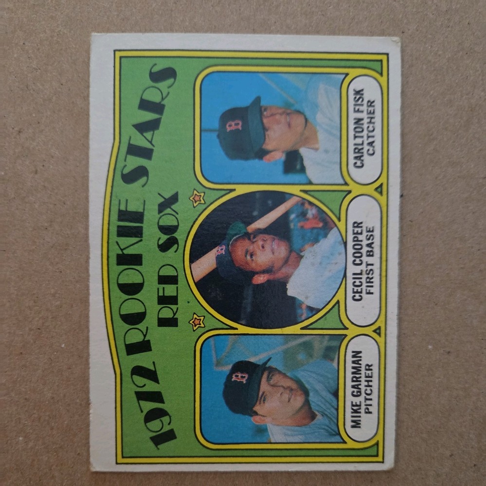 1972 Topps – 1972 Rookie Stars Carlton Fisk, Cecil Cooper, Mike Garman #79 (RC)