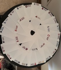 (30) TALL Sports Card Dividers with 30 FREE MLB Teams Logos Labels used