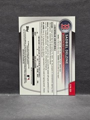 SADBIEL DELZINE – 2025 Bowman Chrome – Purple Auto /250 #CPA-SD Red Sox