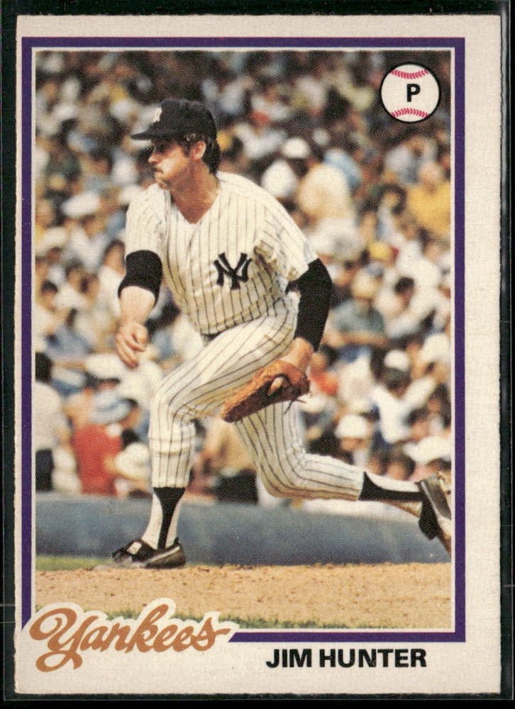 1978 Topps #460 Jim Hunter