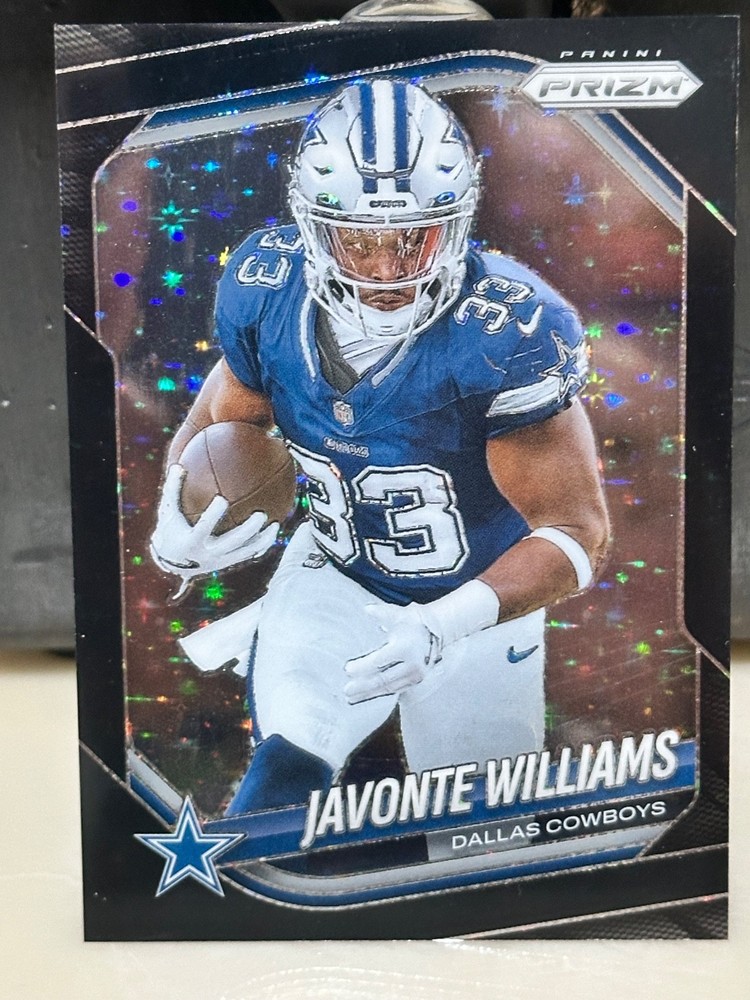 JAVONTE WILLIAMS 2025 Panini PRIZM Black Stars 1/1 #1 Dallas Cowboys