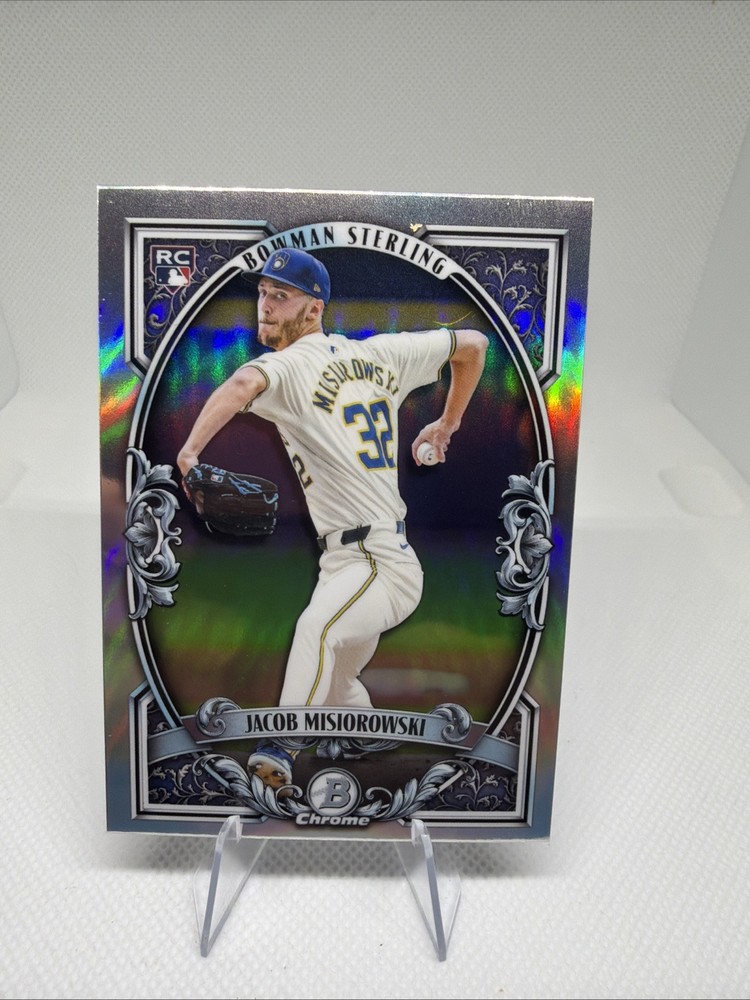 Jacob Misiorowski 2026 Bowman Sterling Rookie Revelation #BST-13 Brewers